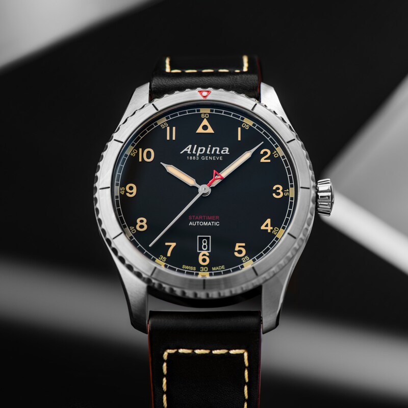 Main Image 4 of Alpina Startimer Pilot Men's Automatic Watch AL-525BBG4S26