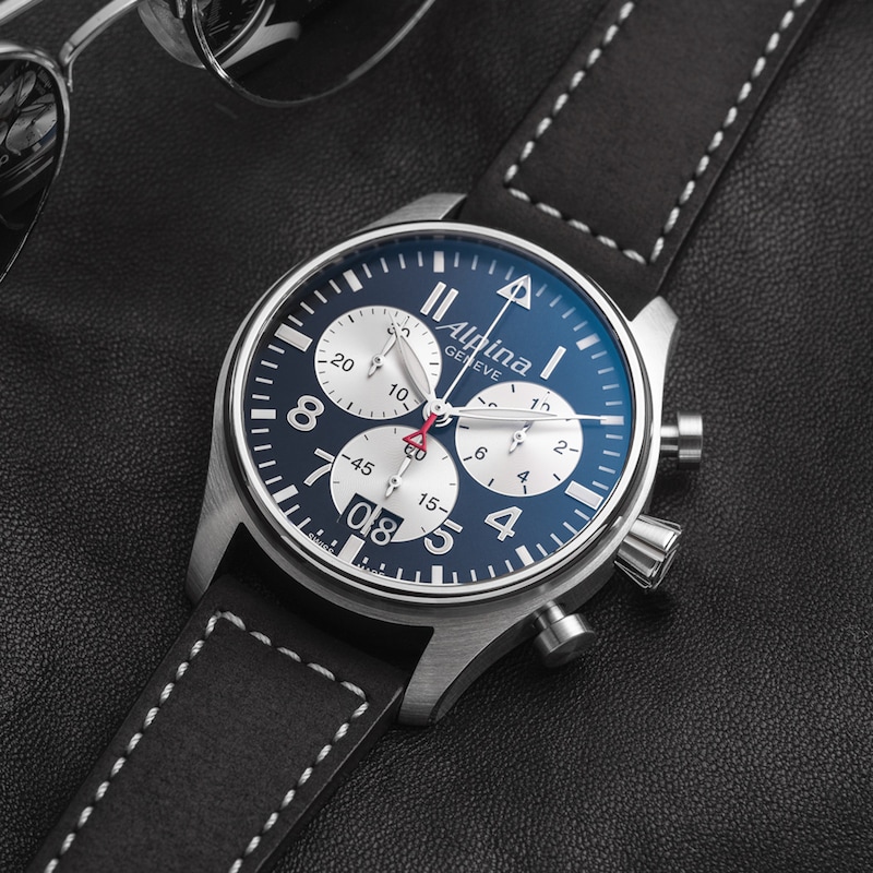 Main Image 4 of Alpina Startimer Pilot Quartz Chronograph Men's Watch AL-372NS4S6