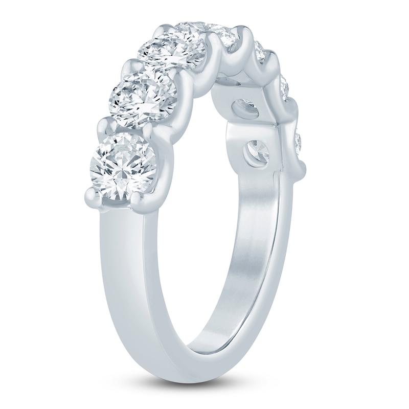 Main Image 2 of Lab-Grown Diamond Seven-Stone Anniversary Ring 2 ct tw 14K White Gold