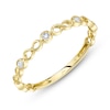 Thumbnail Image 2 of Shy Creation Diamond Infinity Ring 1/20 ct tw 14K Yellow Gold SC22010048