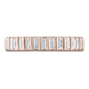 Thumbnail Image 3 of Vera Wang VOW Baguette-Cut Lab-Grown Diamond Wedding Band 3/4 ct tw 14K Rose Gold