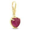 Thumbnail Image 2 of Charm'd by Lulu Frost Heart-Shaped Natural Ruby Charm 10K Yellow Gold