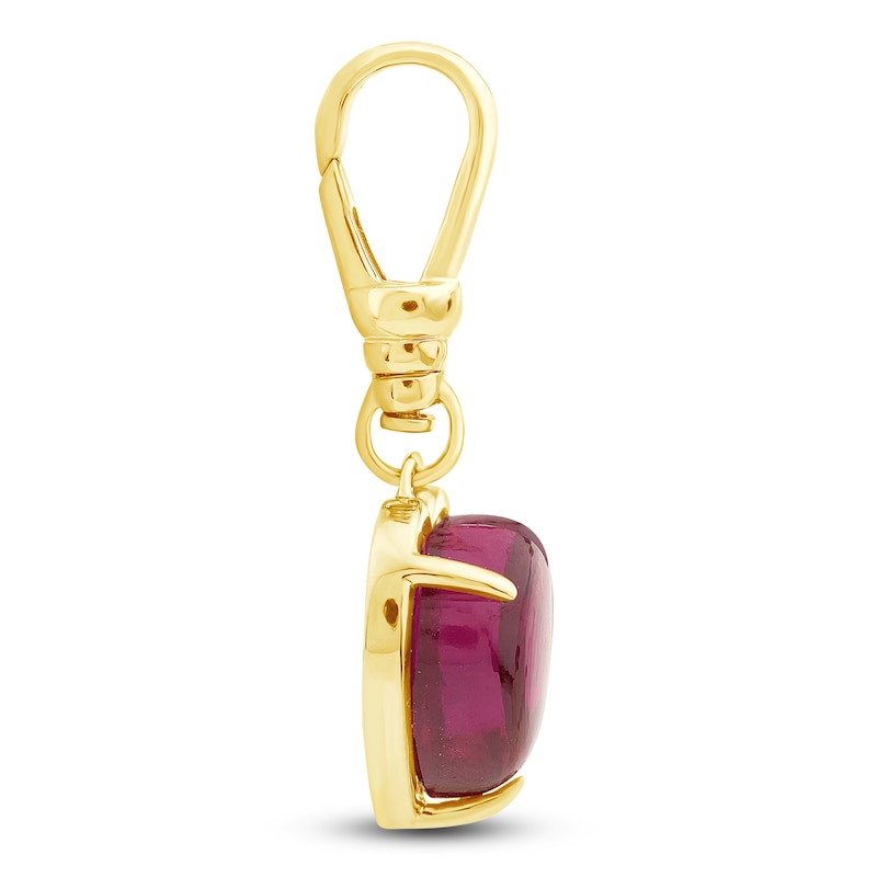 Main Image 4 of Charm'd by Lulu Frost Heart-Shaped Natural Ruby Charm 10K Yellow Gold