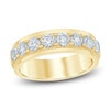 Thumbnail Image 1 of Men's Lab-Grown Diamond Wedding Band 2 ct tw 14K Yellow Gold
