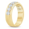 Thumbnail Image 2 of Men's Lab-Grown Diamond Wedding Band 2 ct tw 14K Yellow Gold