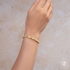 Thumbnail Image 4 of Shy ICON Lumeria Pillow Link Bangle Bracelet 14K Yellow Gold