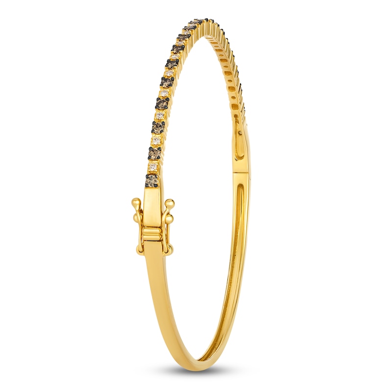 Main Image 2 of Le Vian Diamond Alternating Bracelet 5/8 ct tw 14K Honey Gold 6.75"