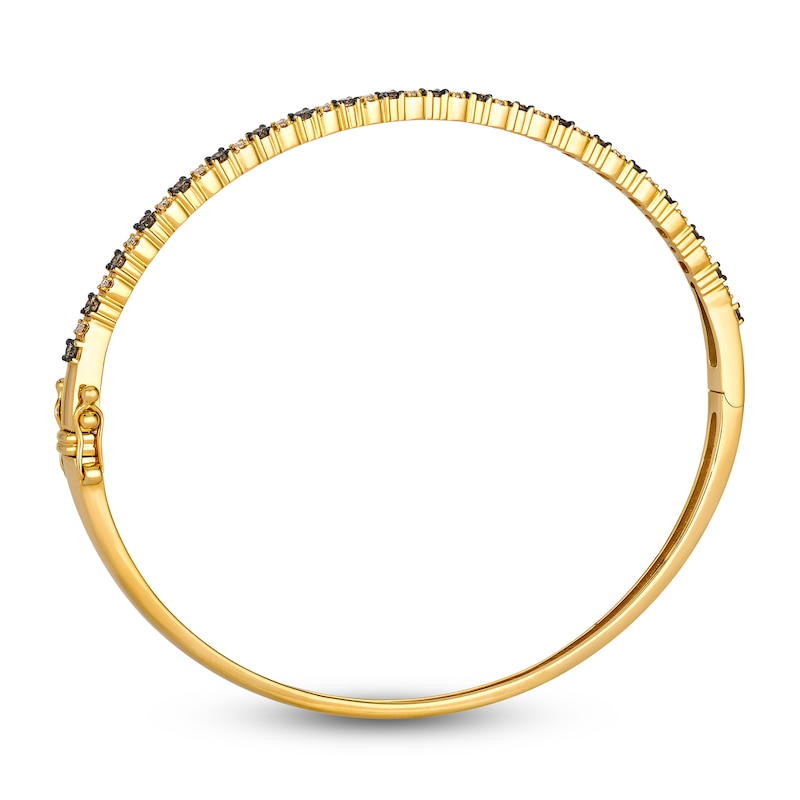 Main Image 3 of Le Vian Diamond Alternating Bracelet 5/8 ct tw 14K Honey Gold 6.75"