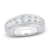 Thumbnail Image 1 of Men's Diamond Wedding Band 2 ct tw Round 14K White Gold
