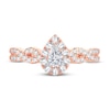 Thumbnail Image 3 of Diamond Ring 1/2 ct tw Pear-shaped 14K Rose Gold