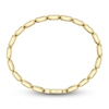 Thumbnail Image 3 of Shy ICON Lumeria Baguette & Round-Cut Multi-Diamond Pillow Link Bangle Bracelet 1 ct tw 14K Yellow Gold B22001075V4ZS
