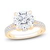 Thumbnail Image 1 of Round-Cut Lab-Grown Diamond Engagement Ring 4-1/2 ct tw 14K Yellow Gold