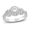 Thumbnail Image 1 of Diamond Engagement Ring 1 ct tw Round 14K White Gold