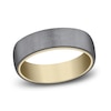 Thumbnail Image 1 of Wedding Band Black Tantalum/14K Yellow Gold 6.5mm