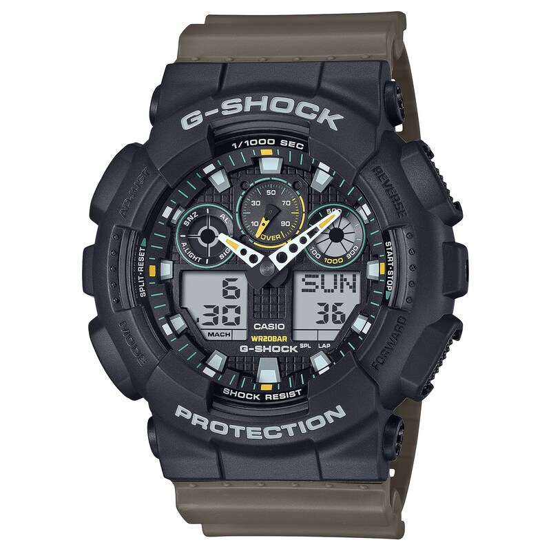 Main Image 1 of Casio G-SHOCK Analog-Digital Men's Watch GA100TU-1A3