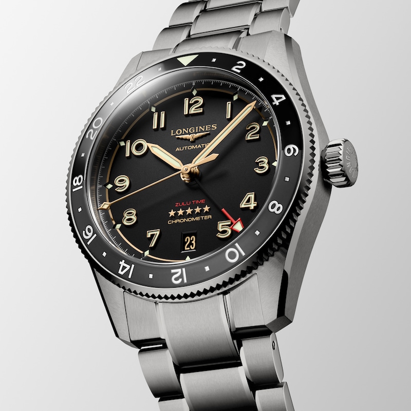 Main Image 2 of Longines Spirit Zulu Time Titanium Men's Watch L38021536