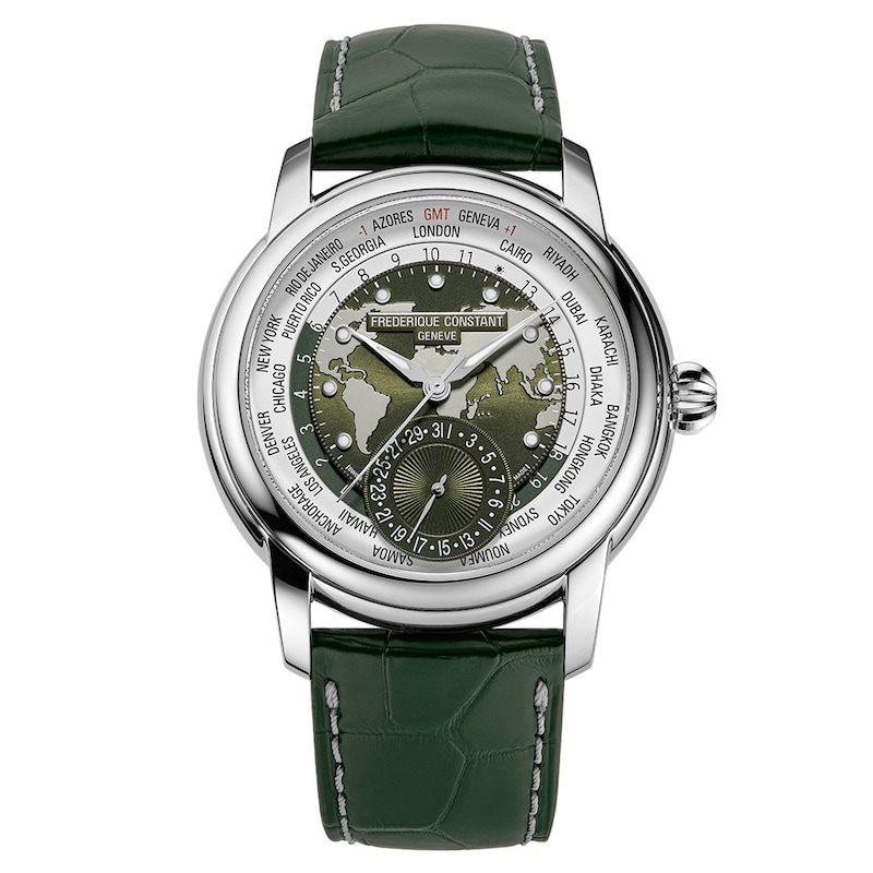 Main Image 1 of Frederique Constant Classic Worldtimer Manufacture Men's Watch FC-718KWM4H6