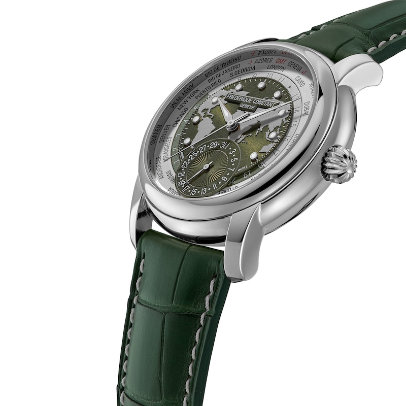 Main Image 2 of Frederique Constant Classic Worldtimer Manufacture Men's Watch FC-718KWM4H6