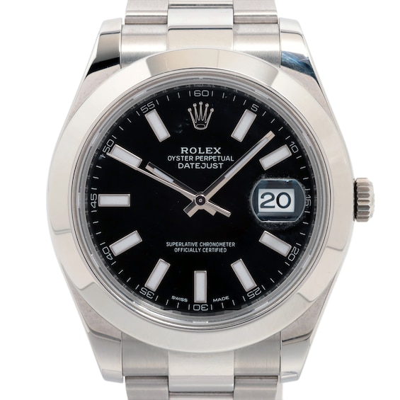 Previously Owned Mens Rolex Datejust 41 Stainless Steel Watch 52924077399 Model 116300