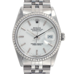 Previously Owned Men's Rolex Datejust 36 Stainless Steel Watch 53124115781 (Model: 16200)