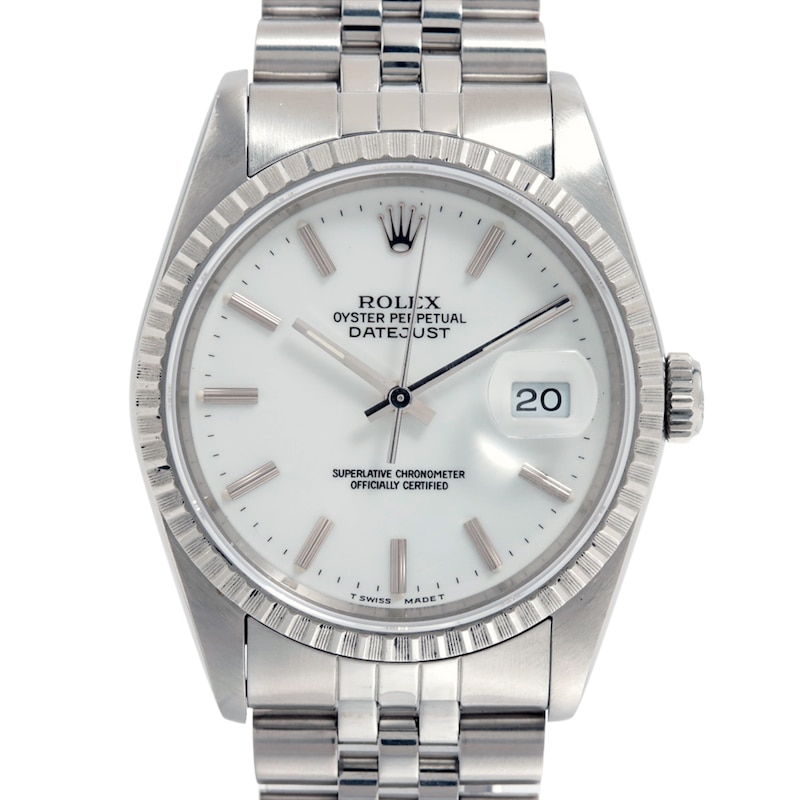 Main Image 1 of Previously Owned Men's Rolex Datejust 36 Stainless Steel Watch 53124115781 (Model: 16200)