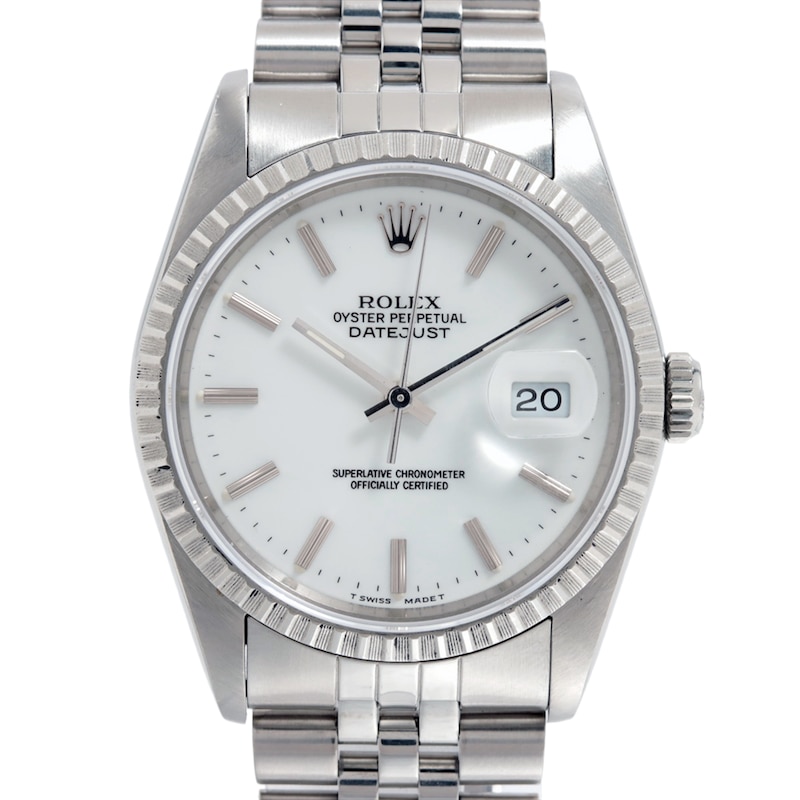 Main Image 1 of Previously Owned Men's Rolex Datejust 36 Stainless Steel Watch 53124115782 (Model: 16200)