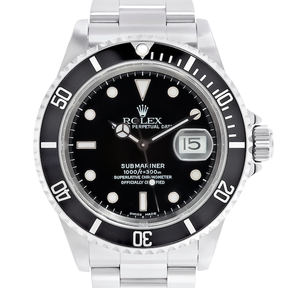 Previously Owned Mens Rolex Submariner Stainless Steel Watch 60424110450 Model 16610