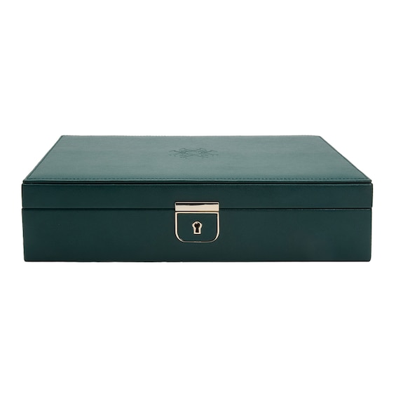 WOLF Palermo Medium Green Jewelry Box