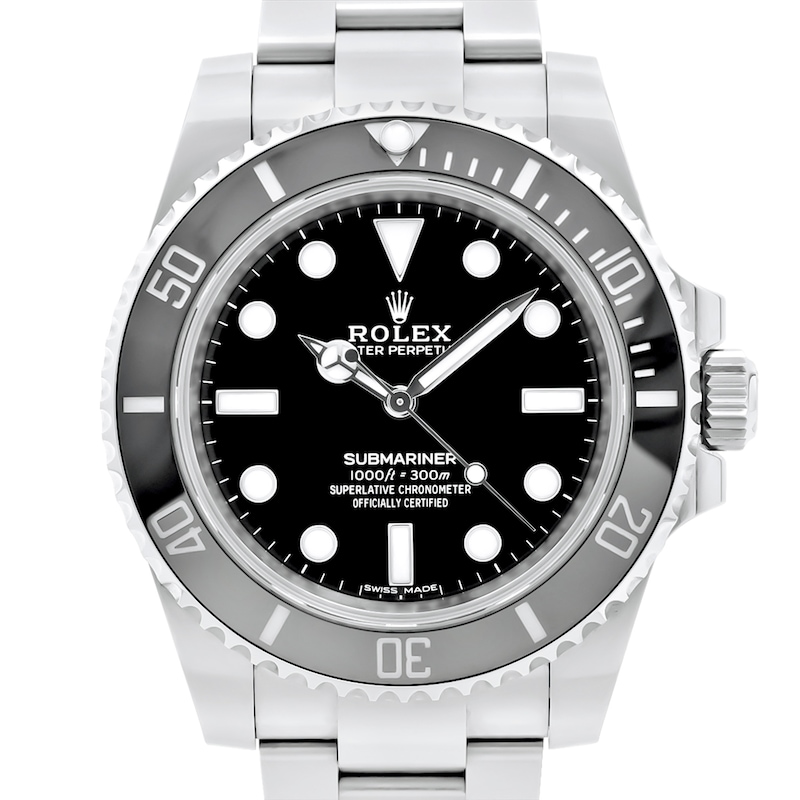 Main Image 1 of Previously Owned Men's Rolex Submariner Stainless Steel Watch 62524263281 (Model: 14060)