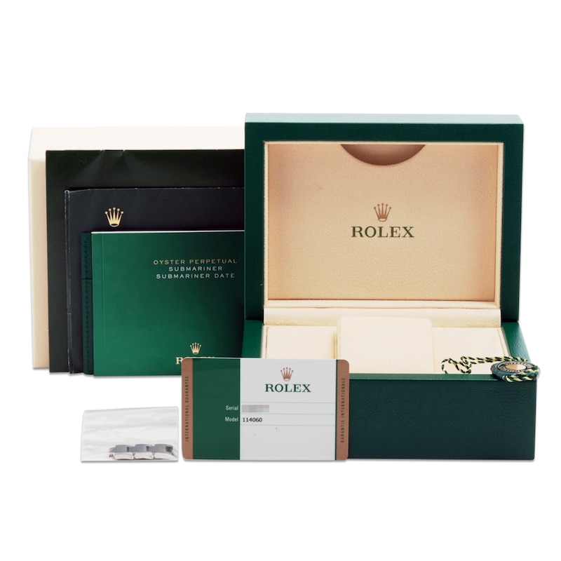 Main Image 4 of Previously Owned Men's Rolex Submariner Stainless Steel Watch 62524263281 (Model: 14060)