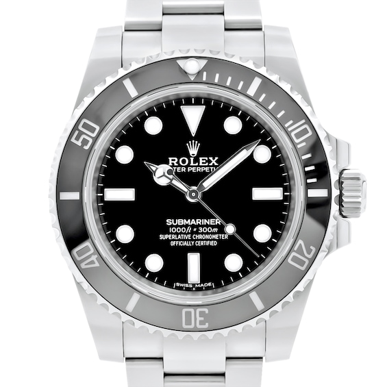 Previously Owned Mens Rolex Submariner Stainless Steel Watch 73024403536 Model 14060