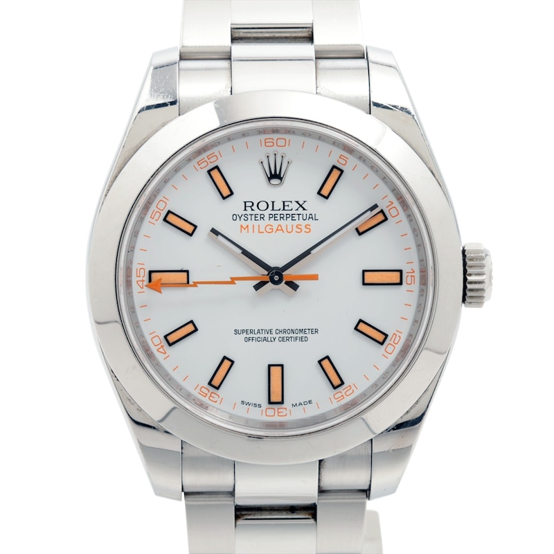 Main Image 1 of Previously Owned Men's Rolex Milgauss Stainless Steel Watch 70224318947 (Model 116400)