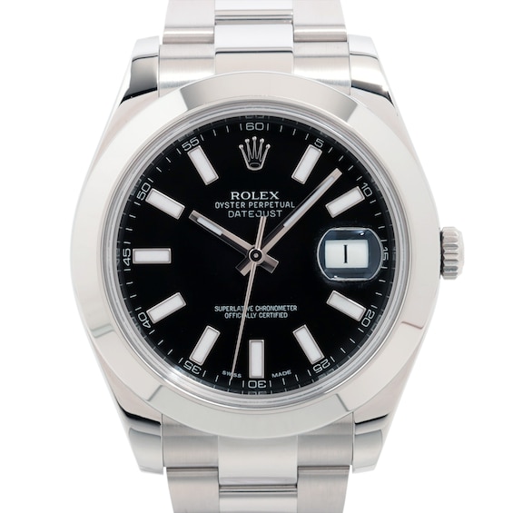 Previously Owned Mens Rolex Datejust 41 Stainless Steel Watch 70224292419 Model 116300