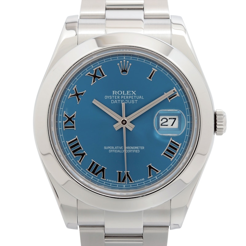 Main Image 1 of Previously Owned Men's Rolex Datejust 41 Stainless Steel Watch 82724082191 (Model: 116300)