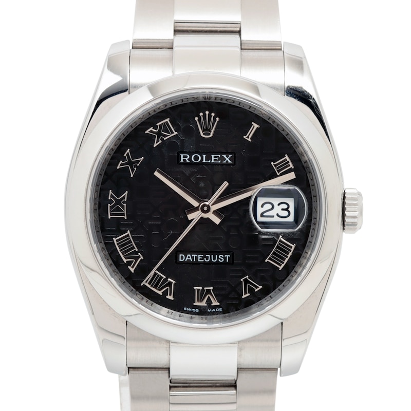 Main Image 1 of Previously Owned Men's Rolex Datejust 36 Stainless Steel Watch 12924196728 (Model: 116200)