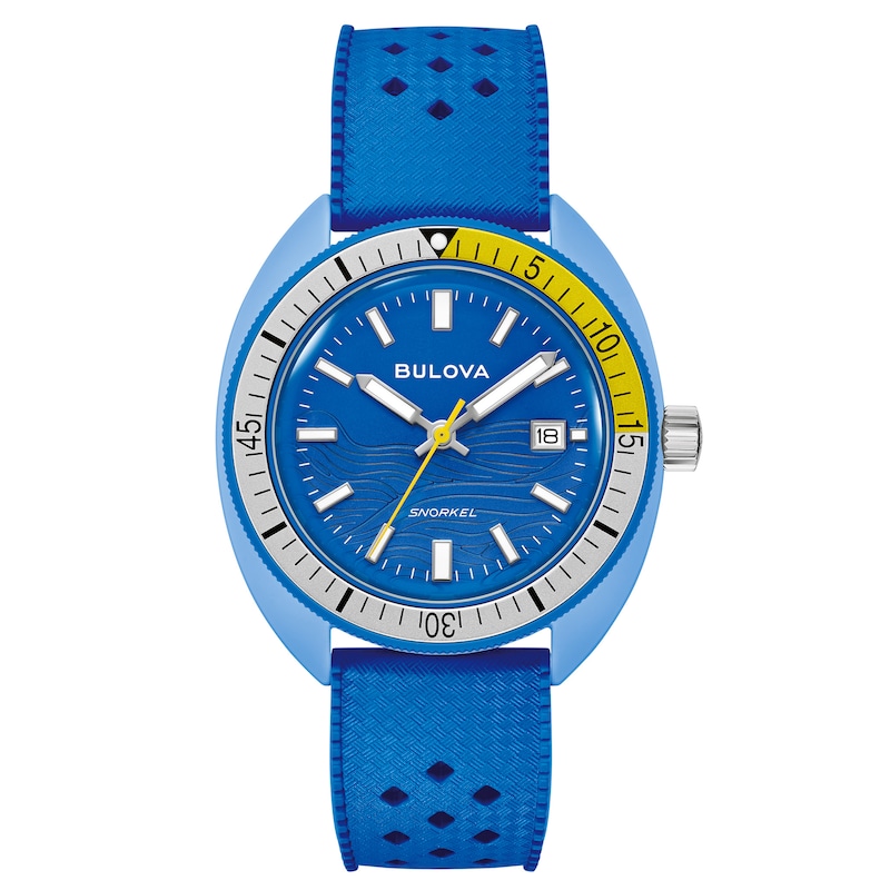 Main Image 1 of Bulova Snorkel Blue Tang Fish Men's Watch 98B445