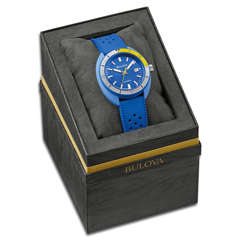 Main Image 6 of Bulova Snorkel Blue Tang Fish Men's Watch 98B445