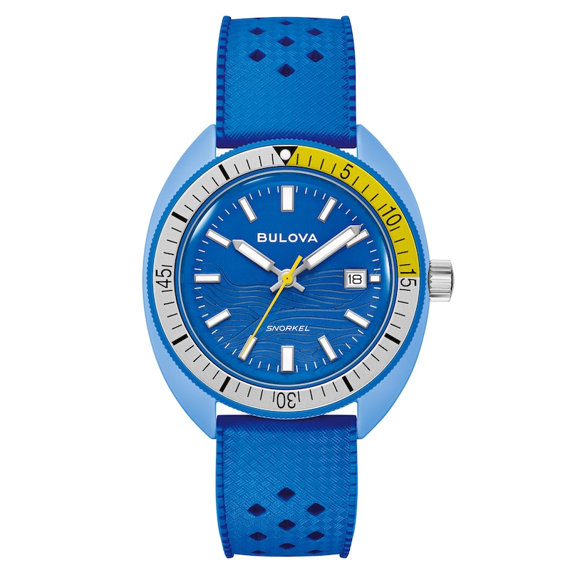 Main Image 1 of Bulova Snorkel Blue Tang Fish Men's Watch 98B445