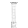 Thumbnail Image 1 of MICHELE White Leather Apple Watch Strap MS20SL0001