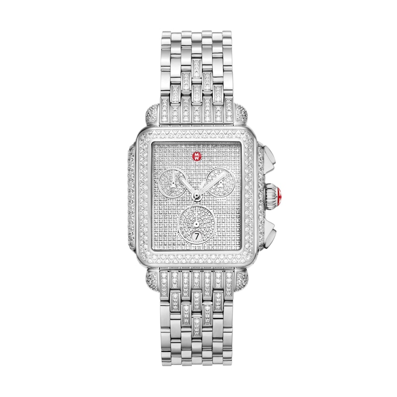 Main Image 1 of MICHELE Limited Edition Deco Diamond Pavé Jubilee Women's Watch MWW06A000810