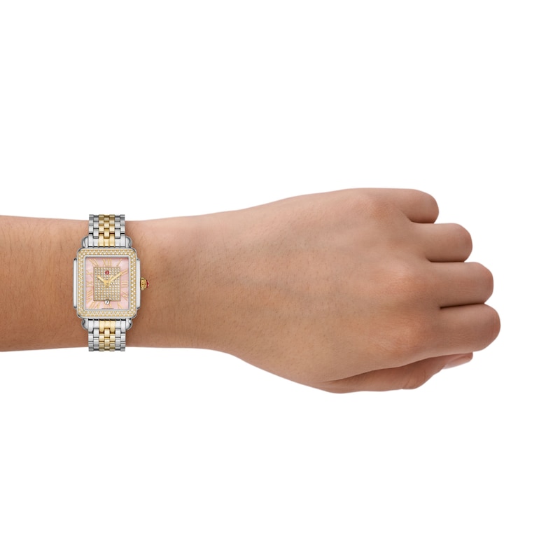 Main Image 4 of MICHELE Special Edition Deco Madison Mid Diamond Women's Watch MWW06G000047