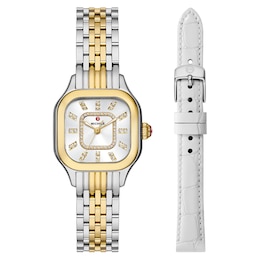MICHELE Meggie Diamond Dial Watch Gift Set MWW33B001SET