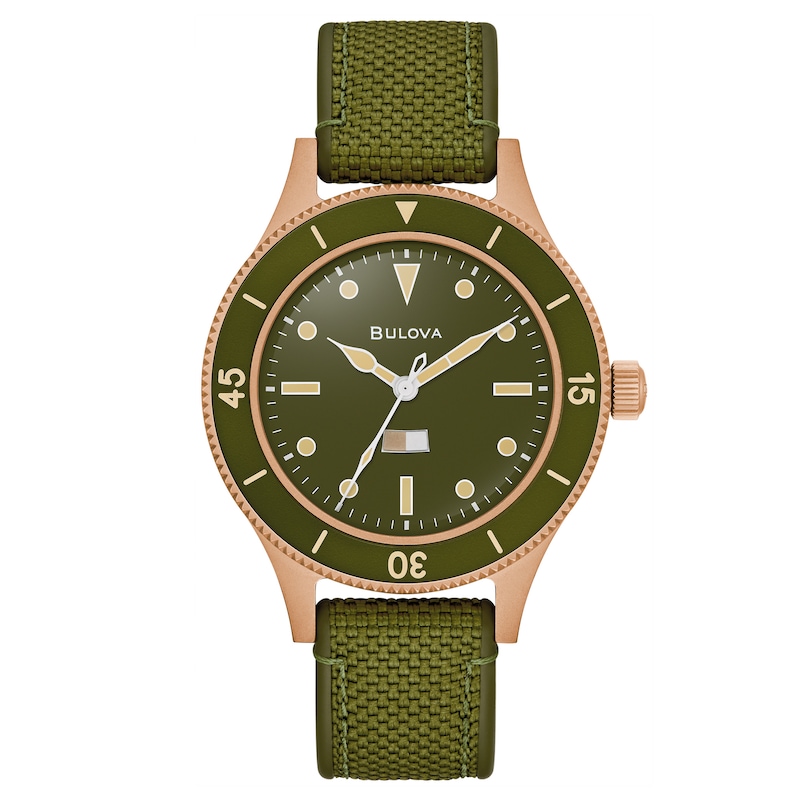 Main Image 1 of Bulova Special Edition MIL-SHIPS Bronze Automatic Men's Watch 98A324