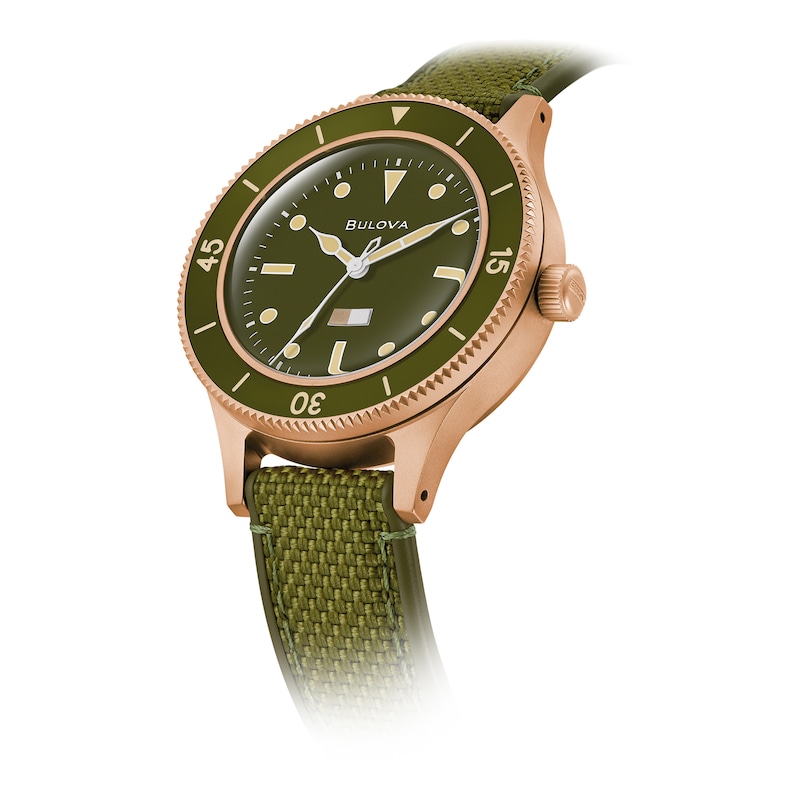 Main Image 2 of Bulova Special Edition MIL-SHIPS Bronze Automatic Men's Watch 98A324