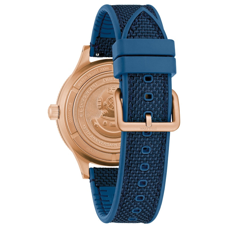 Main Image 4 of Bulova Special Edition MIL-SHIPS Bronze Automatic Men's Watch 98A325