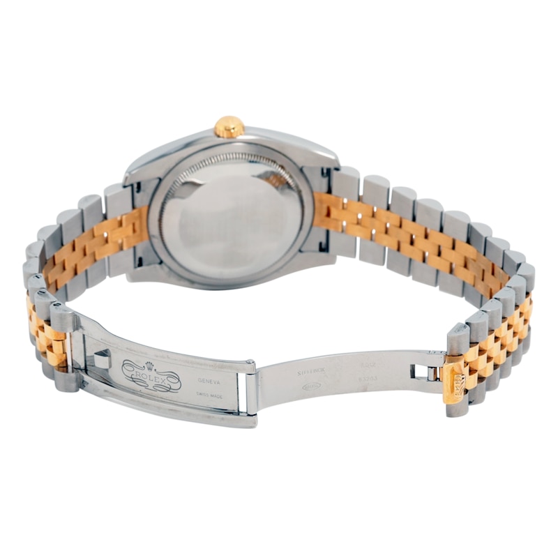 Main Image 2 of Previously Owned Men's Rolex Datejust 36 18K Yellow Gold & Stainless Steel Watch 80624972746 (Model: 116233)