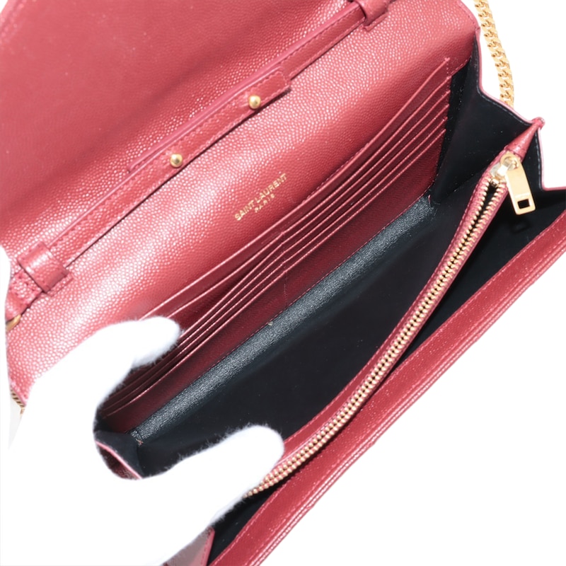 Main Image 2 of Previously Owned Saint Laurent Cassandre Envelope Chain Wallet (MSESLIYW)