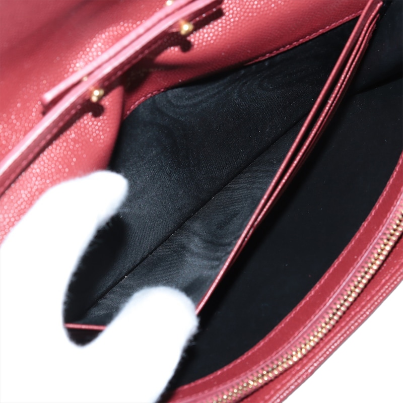 Main Image 5 of Previously Owned Saint Laurent Cassandre Envelope Chain Wallet (MSESLIYW)