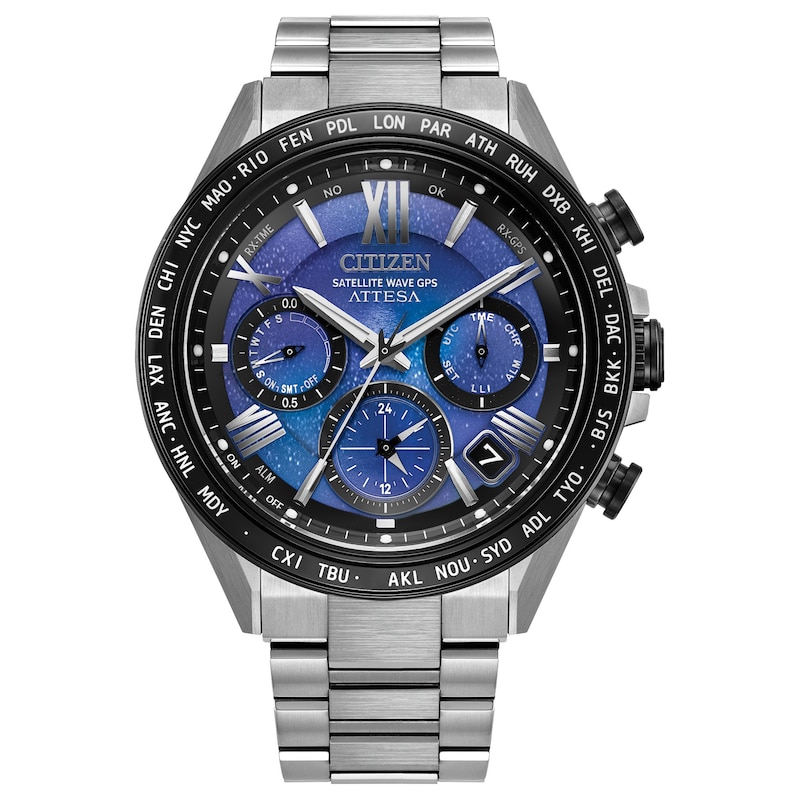 Main Image 1 of Citizen Attesa UNITE with BLUE Chronograph Men's Watch CC4075-50L