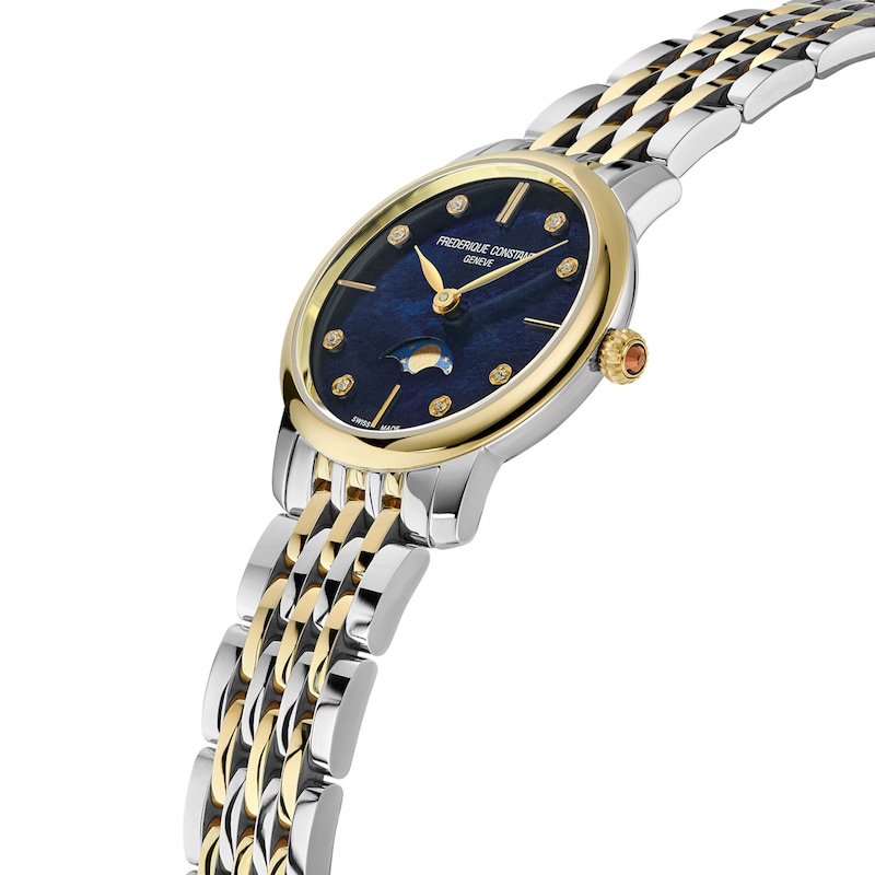 Main Image 2 of Frederique Constant Slimline 1/20 ct tw Diamond Women's Watch FC-206MPND1S3B